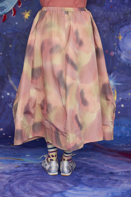 17.Melting colors print Skirt 詳細画像