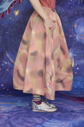 17.Melting colors print Skirt 詳細画像