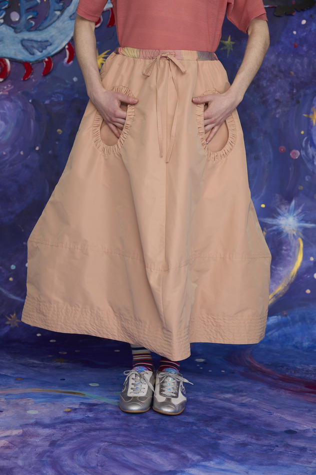 17.Melting colors print Skirt 詳細画像 pink 12