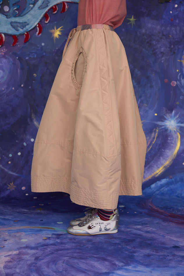 17.Melting colors print Skirt 詳細画像 pink 13