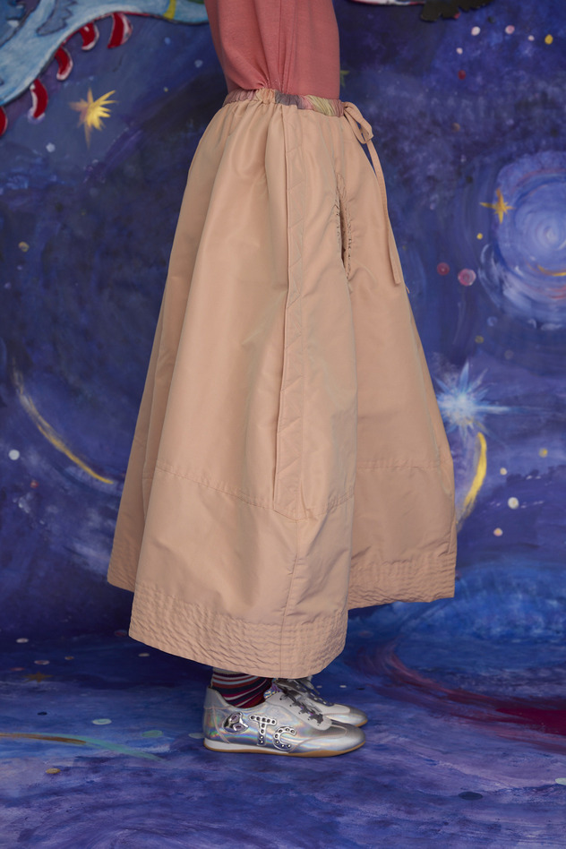 17.Melting colors print Skirt 詳細画像 pink 16