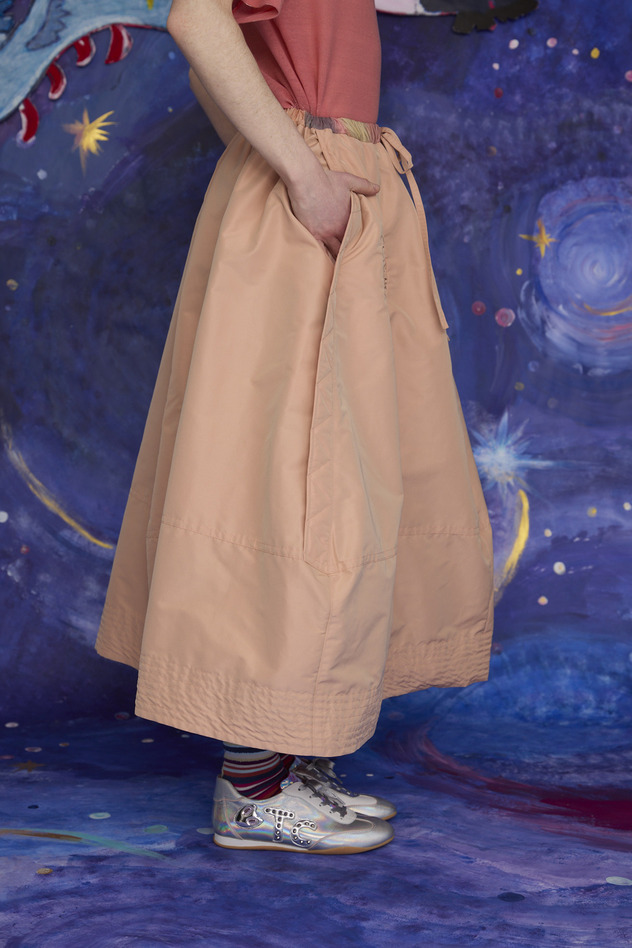 17.Melting colors print Skirt 詳細画像 pink 18