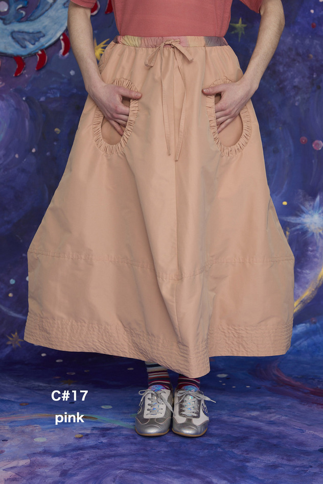 17.Melting colors print Skirt 詳細画像 pink 9