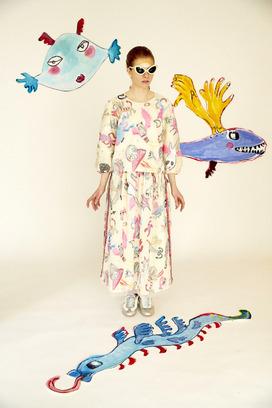 112.Space walk jq Skirt 詳細画像