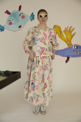 112.Space walk jq Skirt 詳細画像