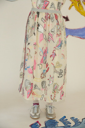 112.Space walk jq Skirt 詳細画像