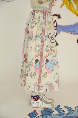 112.Space walk jq Skirt 詳細画像