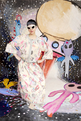 112.Space walk jq Skirt 詳細画像