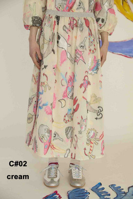 112.Space walk jq Skirt 詳細画像