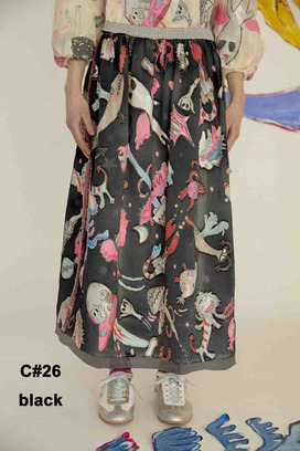 112.Space walk jq Skirt 詳細画像