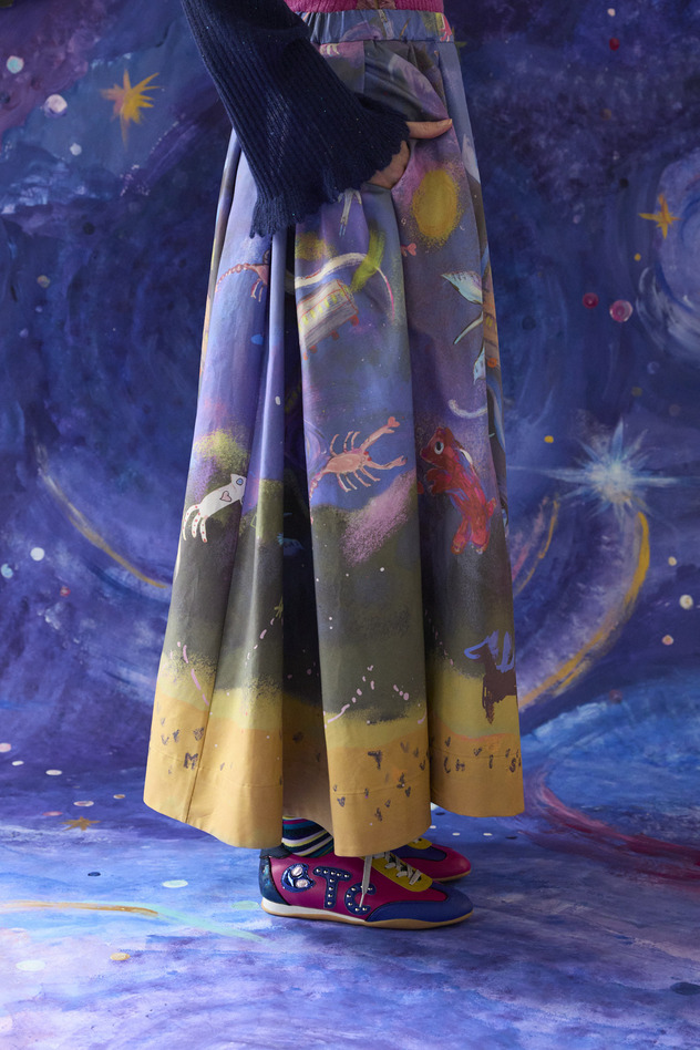 41.Space train Skirt 詳細画像 navy 12