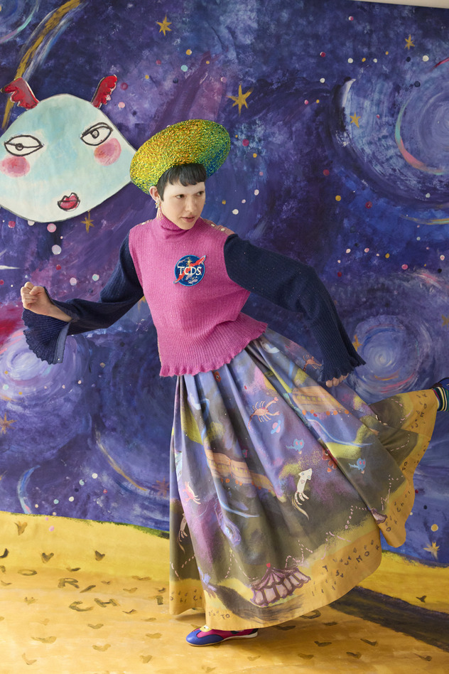 41.Space train Skirt 詳細画像 navy 2