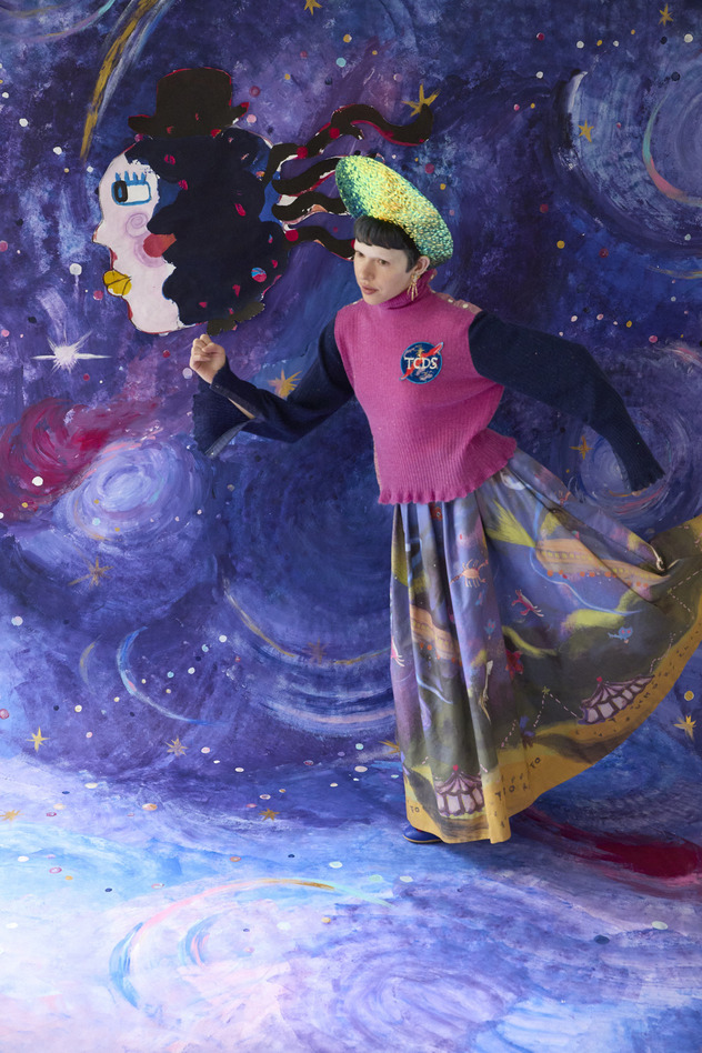 41.Space train Skirt 詳細画像 navy 5