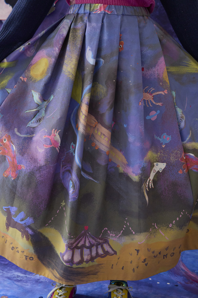 41.Space train Skirt 詳細画像 navy 7