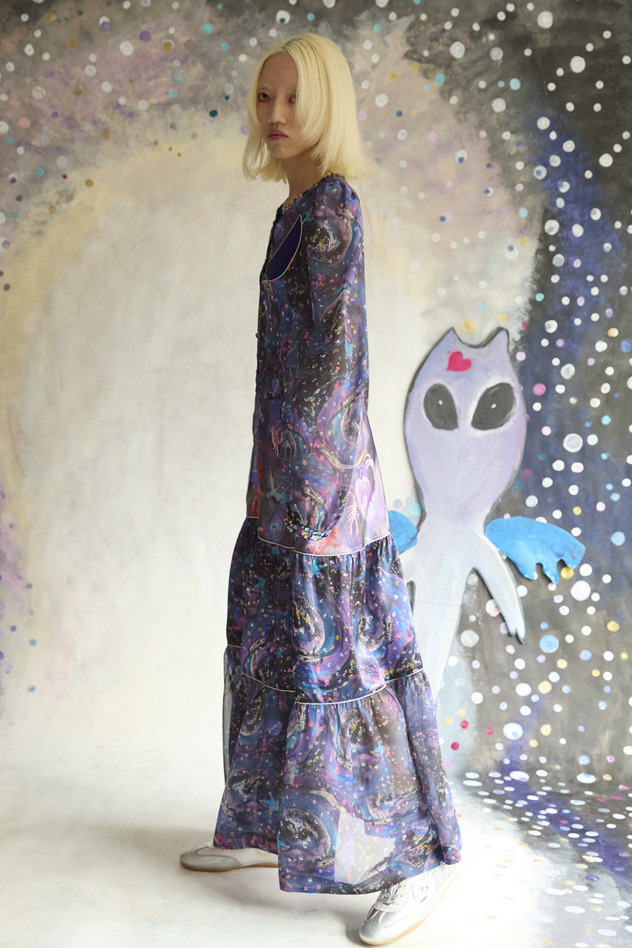 3.Andromeda & starry sky Dress 詳細画像 navy 4