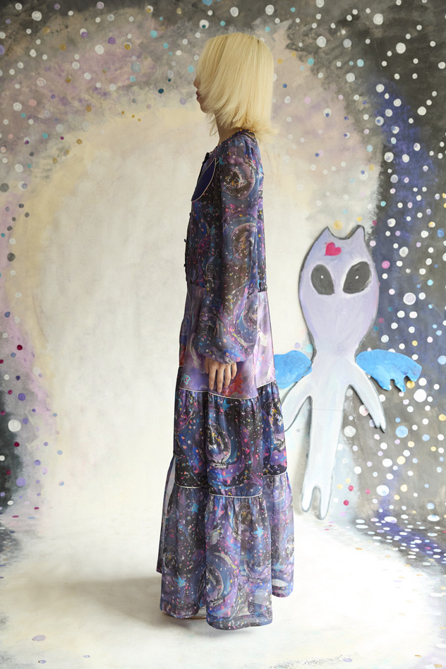 3.Andromeda & starry sky Dress 詳細画像 navy 6