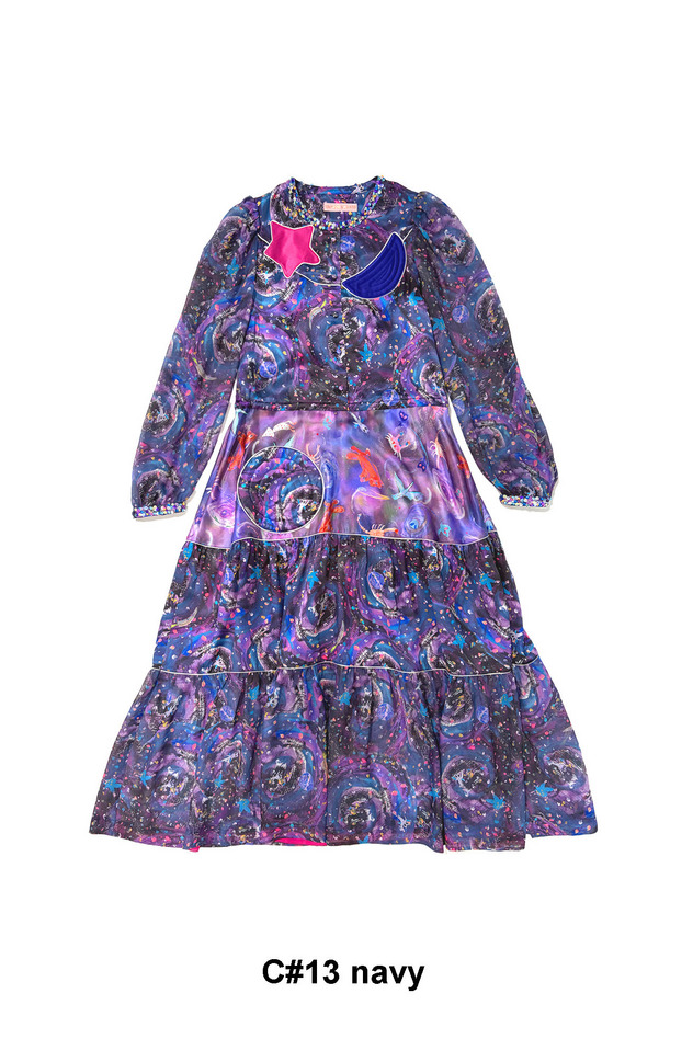 3.Andromeda & starry sky Dress 詳細画像 navy 1