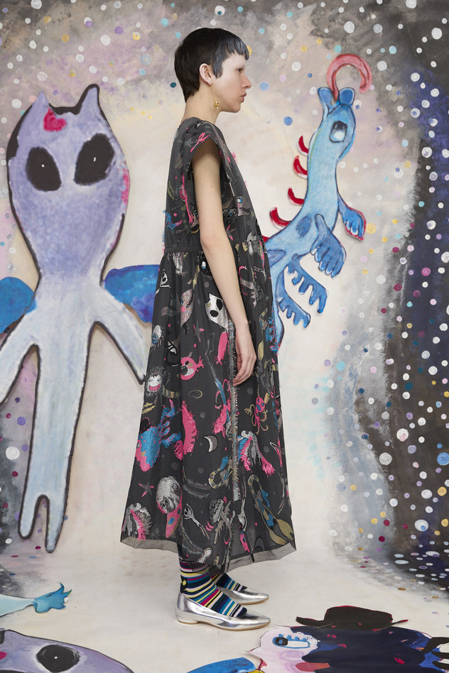 110.Space walk jq Dress 詳細画像 cream 7