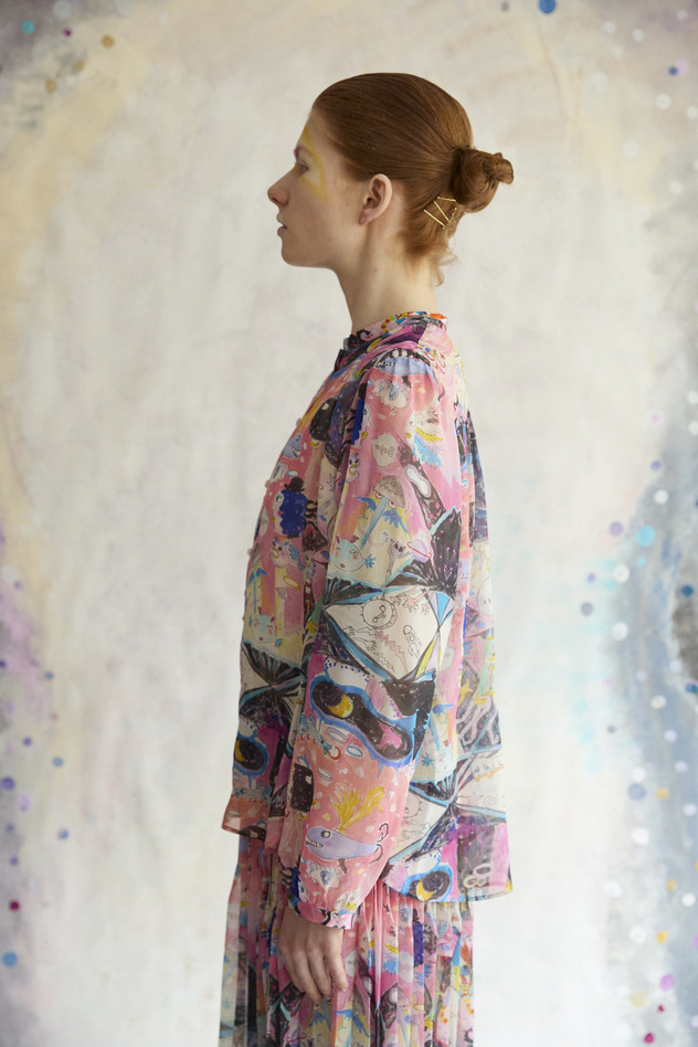 46.Dancing Universe Blouse 詳細画像 vivid 5