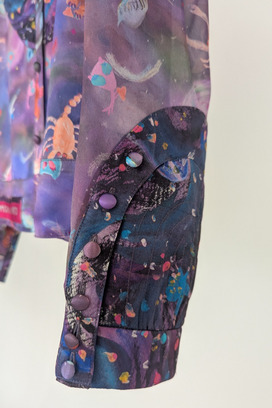 Andromeda & starry sky Blouse 詳細画像