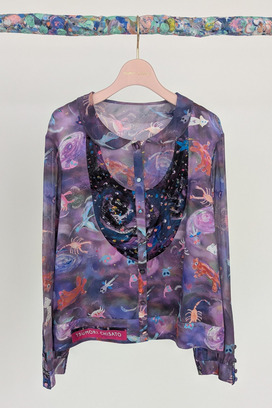 Andromeda & starry sky Blouse 詳細画像