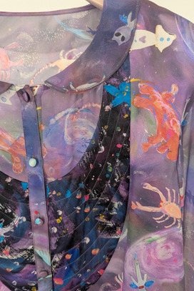 Andromeda & starry sky Blouse 詳細画像