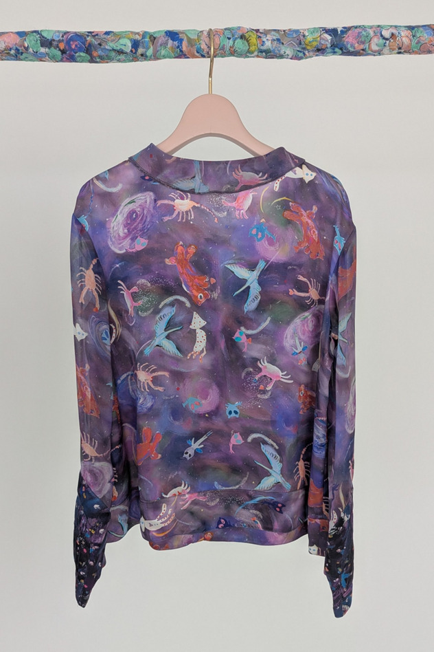 Andromeda & starry sky Blouse 詳細画像 pink 12