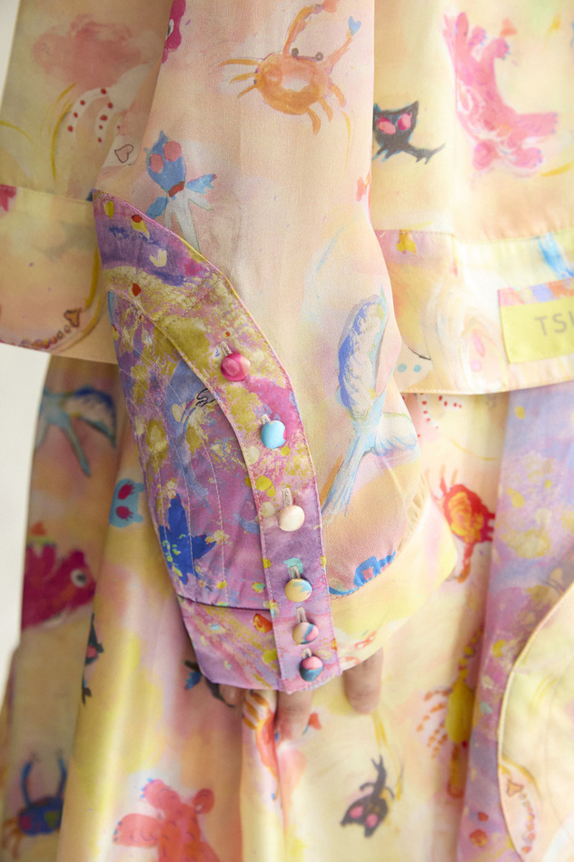 1.Andromeda & starry sky Blouse 詳細画像 navy 7