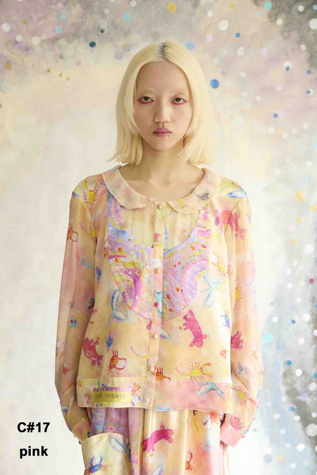 1.Andromeda & starry sky Blouse 詳細画像 pink 1