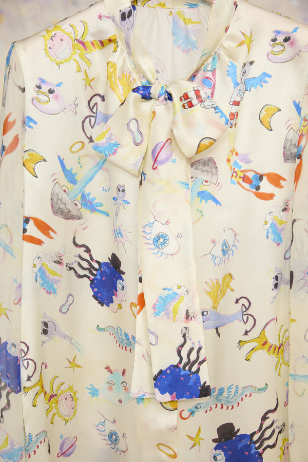 122.Space Walk Silk Shirt 詳細画像 cream 8