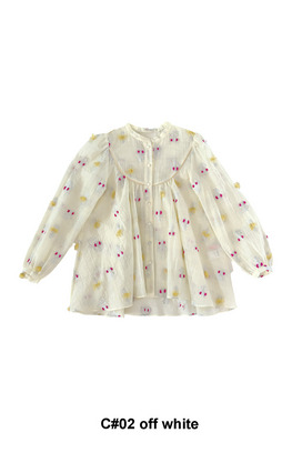 52.Cosmic cat ＆ swan JQ Blouse 詳細画像