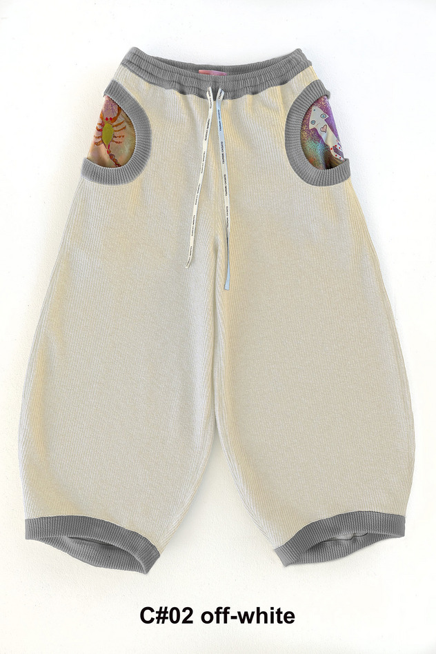 25.Knit Corduroy Pants 詳細画像 off white 1