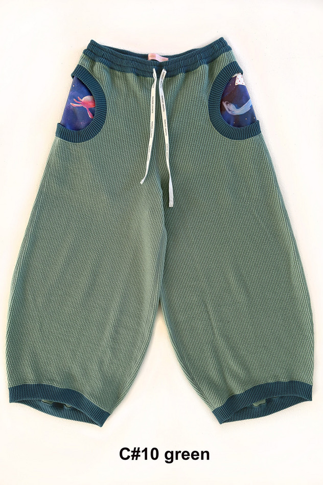 25.Knit Corduroy Pants 詳細画像 green 1