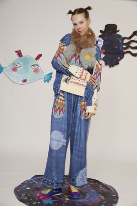 70.Trompe l'oeil Denim Pants 詳細画像