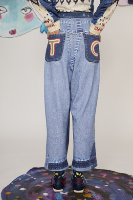 70.Trompe l'oeil Denim Pants 詳細画像