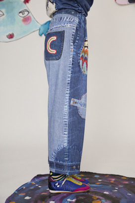 70.Trompe l'oeil Denim Pants 詳細画像