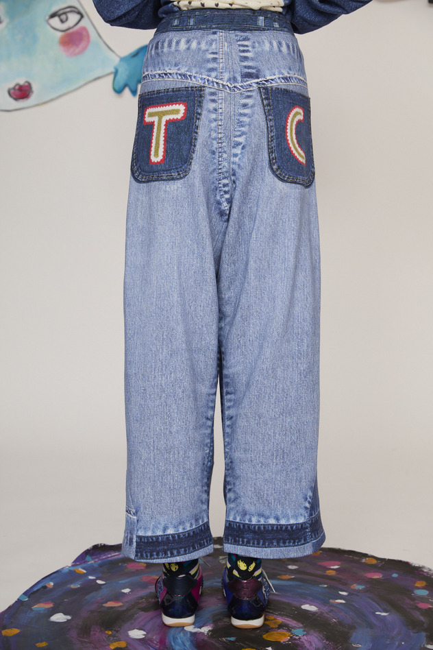 70.Trompe l'oeil Denim Pants 詳細画像 blue 6