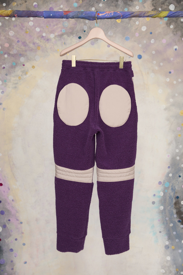 60.Kira kira alien angola Pile Pants 詳細画像 blue 12