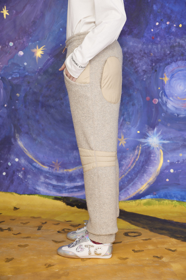 60.Kira kira alien angola Pile Pants 詳細画像 blue 5