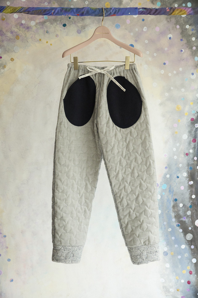89.Wool Rayon Twill Pants 詳細画像 light gray 10