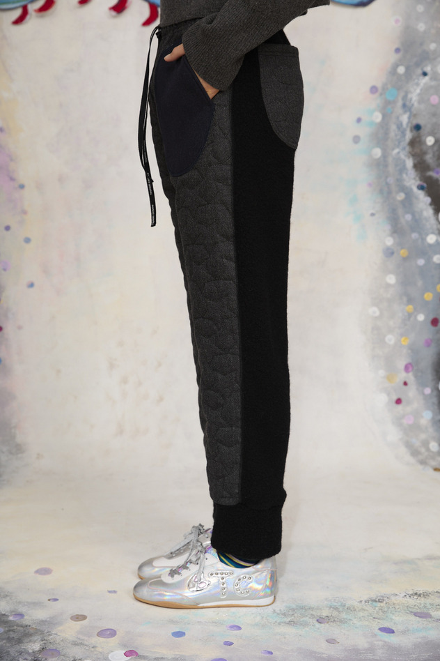 89.Wool Rayon Twill Pants 詳細画像 light gray 3