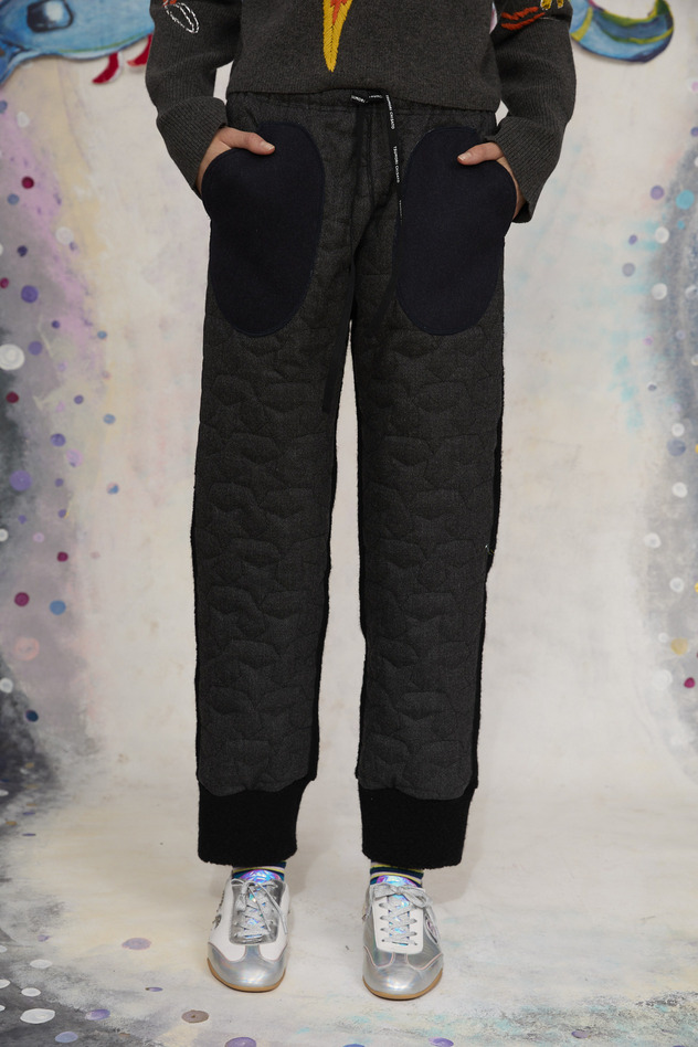 89.Wool Rayon Twill Pants 詳細画像 light gray 9