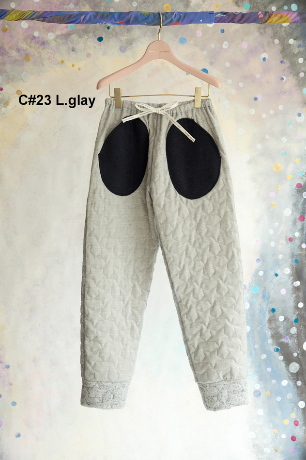 89.Wool Rayon Twill Pants 詳細画像 light gray 1