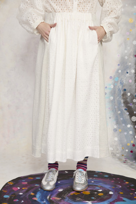 15.Lame urake & lace Skirt 詳細画像