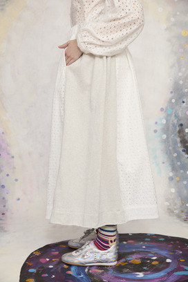15.Lame urake & lace Skirt 詳細画像