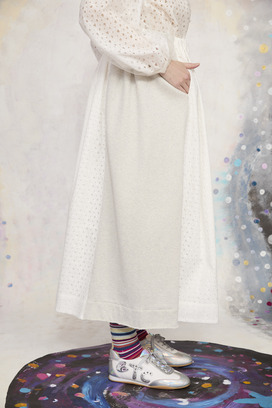 15.Lame urake & lace Skirt 詳細画像