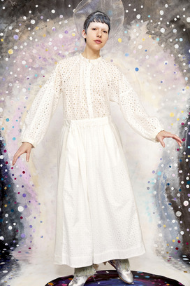 15.Lame urake & lace Skirt 詳細画像