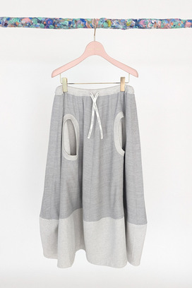 Wool Rayon Twill Skirt 詳細画像
