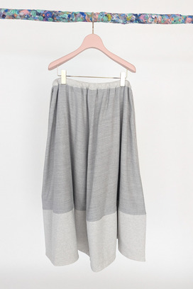 Wool Rayon Twill Skirt 詳細画像
