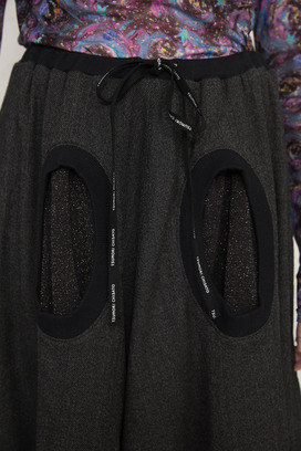 11.Wool Rayon Twill Skirt 詳細画像